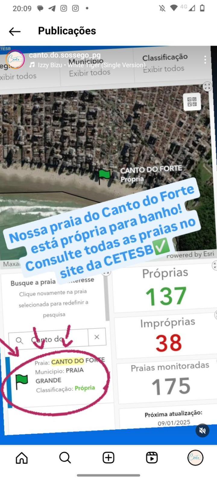 公寓 Canto Do Sossego -150mt Canto Do - Mar Proprio Banho! Praia Grande (Santos)